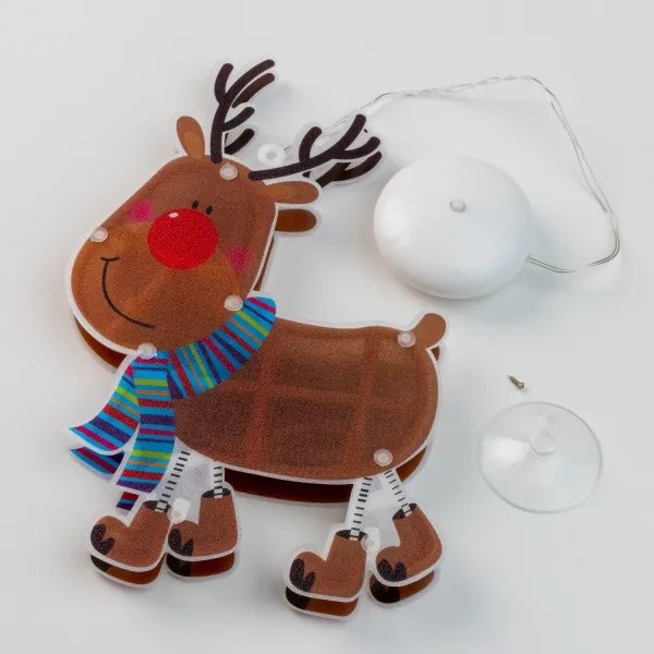 LED decoratiuni de craciun pentru geam 10xLED/3xAAA