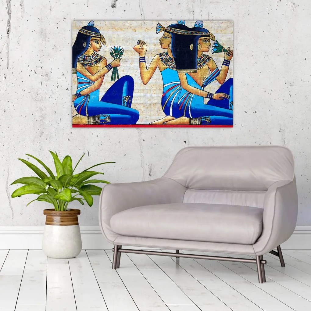 Tablou - Picturi egiptene (90x60 cm)