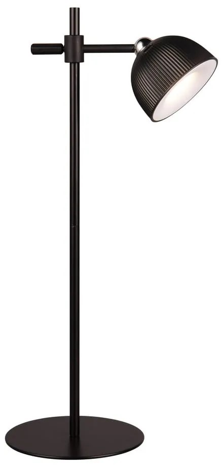 Veioză neagră LED cu intensitate reglabilă/cu clemă (înălțime 41 cm) Maxima – Trio