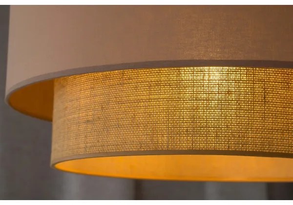 Lustră pe cablu Duolla BOHO 1xE27/15W/230V d. 45 cm bej/maro