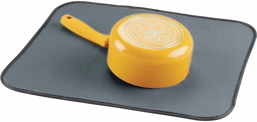 Suport pentru vase InterDesign iDry, 46 x 41 cm, gri