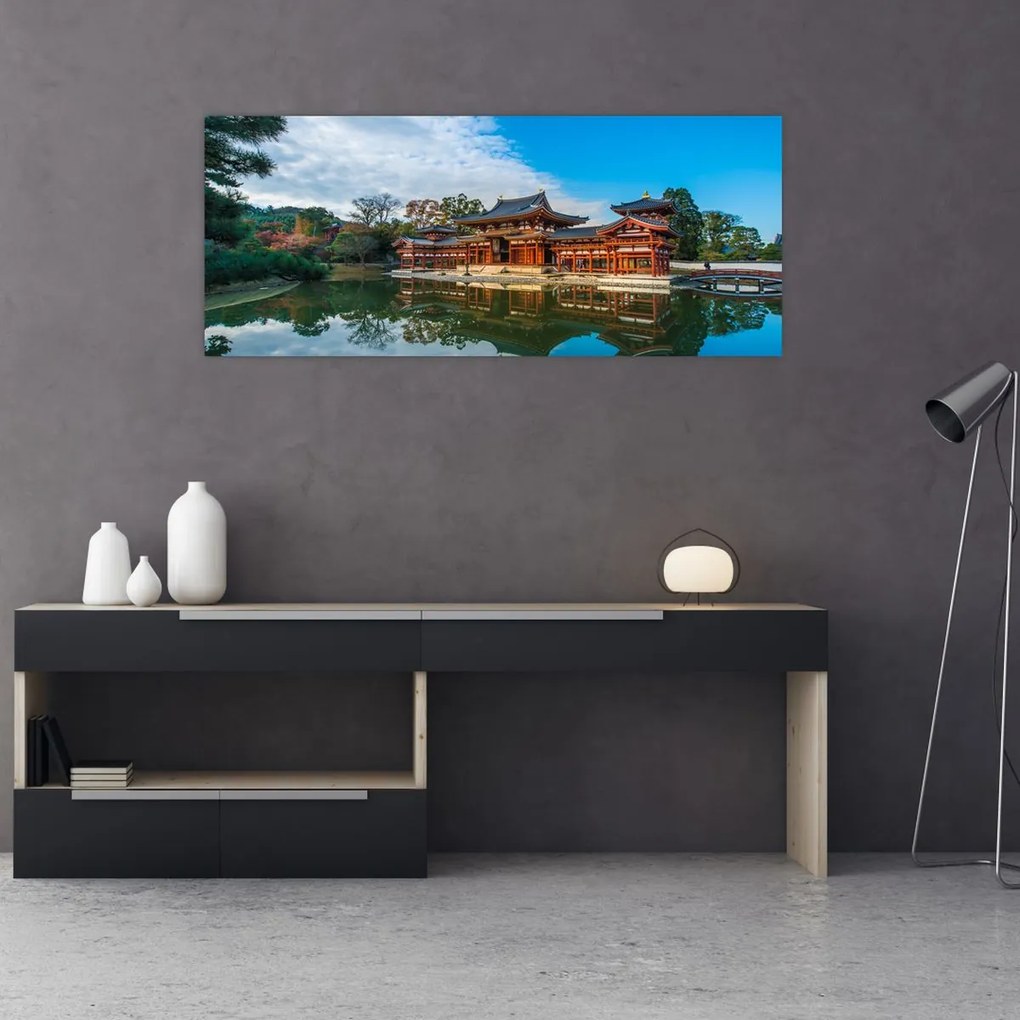Tablou - Templul Byodo-in, Japonia (120x50 cm)