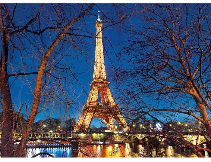 Orașe Eiffel Tower Puzzle Clementoni 2000 de piese Paris