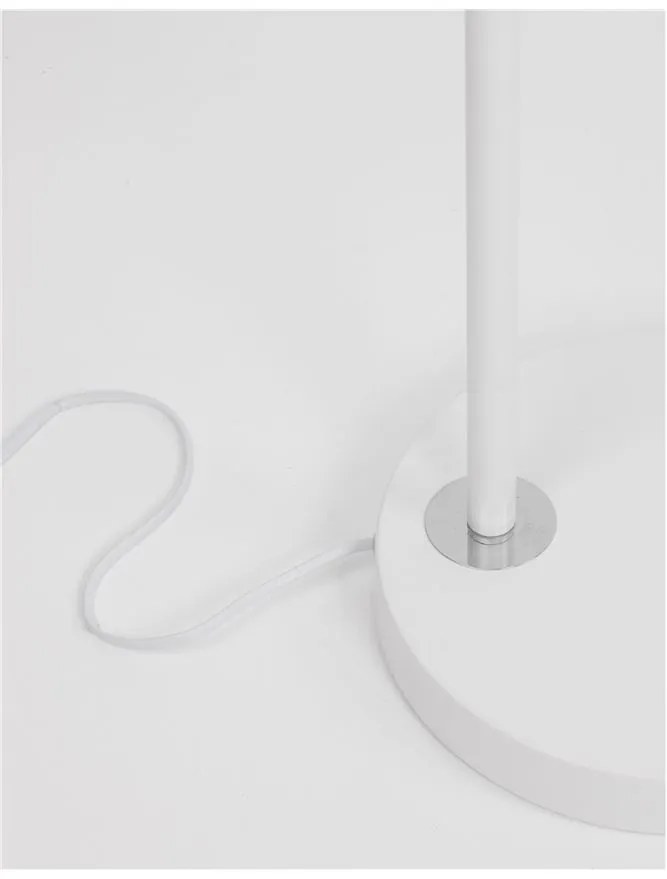 Lampadar / Lampa de podea tip arc SAMA alb NVL-9401653