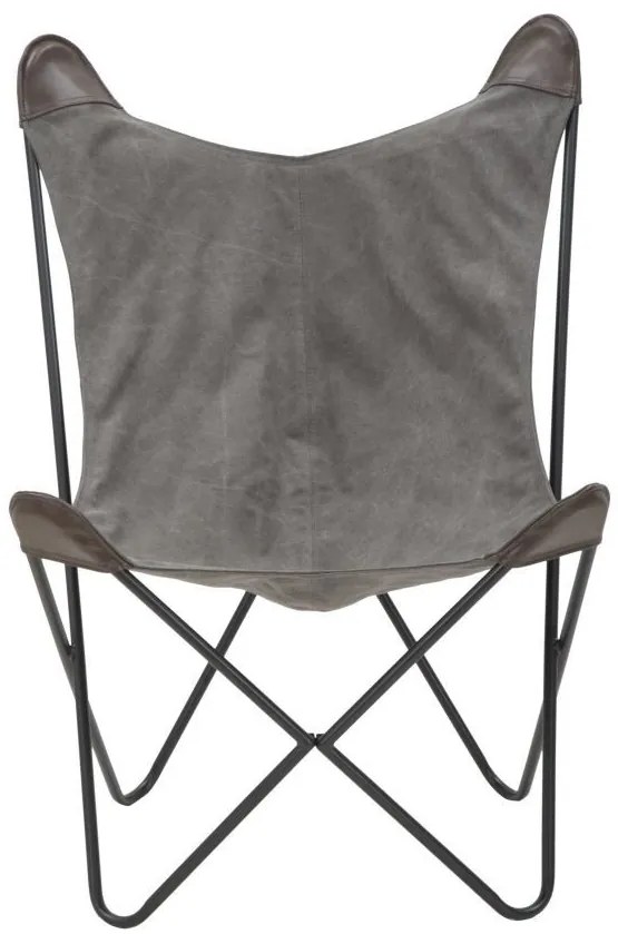 Scaun pentru camping gri din metal si textil, 74x71x103, Montana Mauro Ferretti