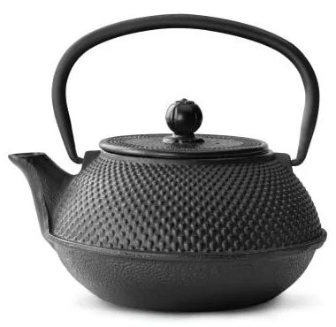 Ceainic din fontă cu infuzor Bredemeijer Jang, 800 ml, negru