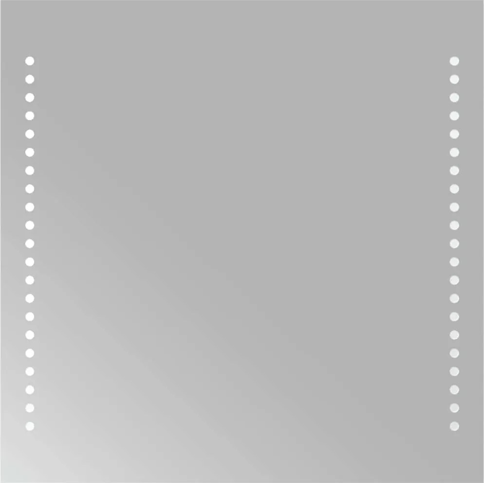 vidaXL Oglindă de baie cu LED, 40x40 cm