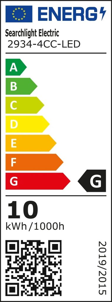Aplica de perete pentru baie IP44 Belvue 2934-4CC-LED SRT