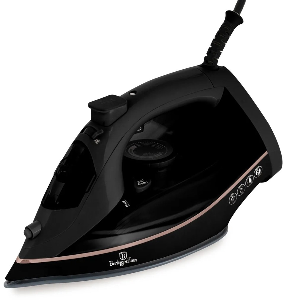 Fier de calcat 2200 W Black Rose Berlinger Haus BH 9592