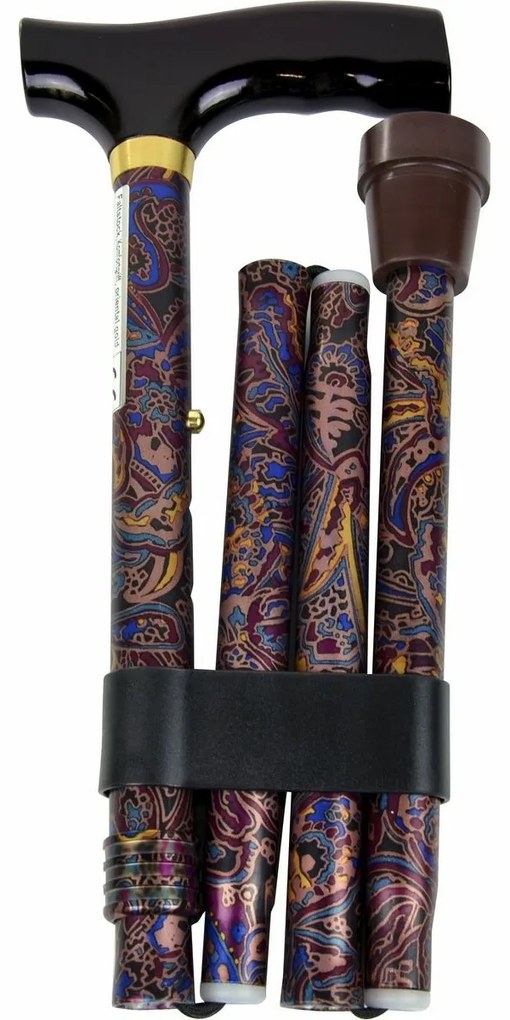 Baston pliabil Oriental - gold, 95 cm