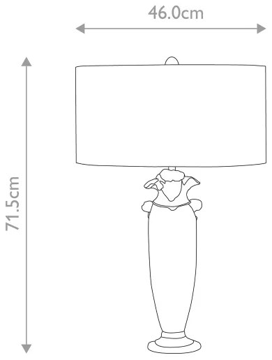 Lampă de masă Flambeau FB-BIENVILLE-TL BIENVILLE 1xE27/60W/230V