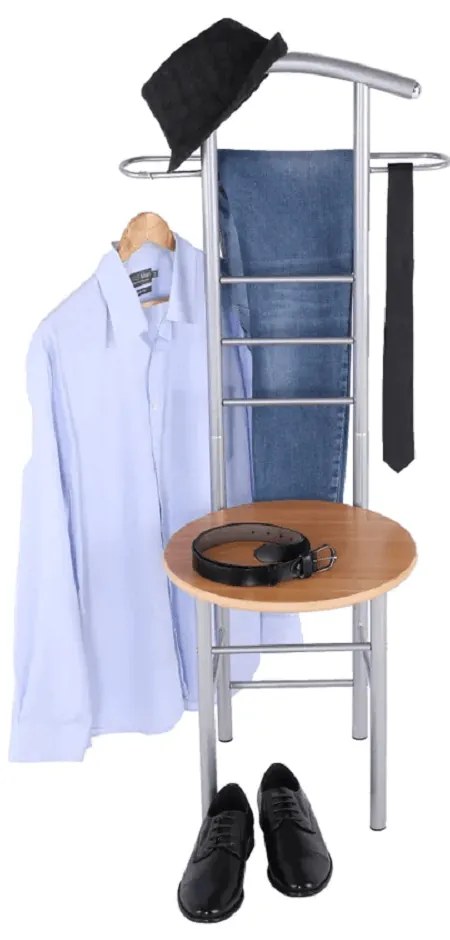 Cuier, servitorul surd, fag/argintiu, FRANK