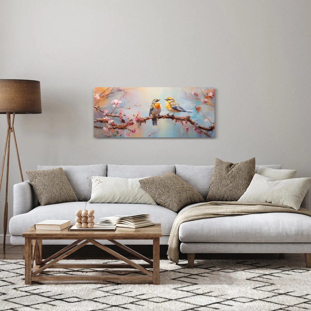 Tablou - Porumbeii (120x50 cm)