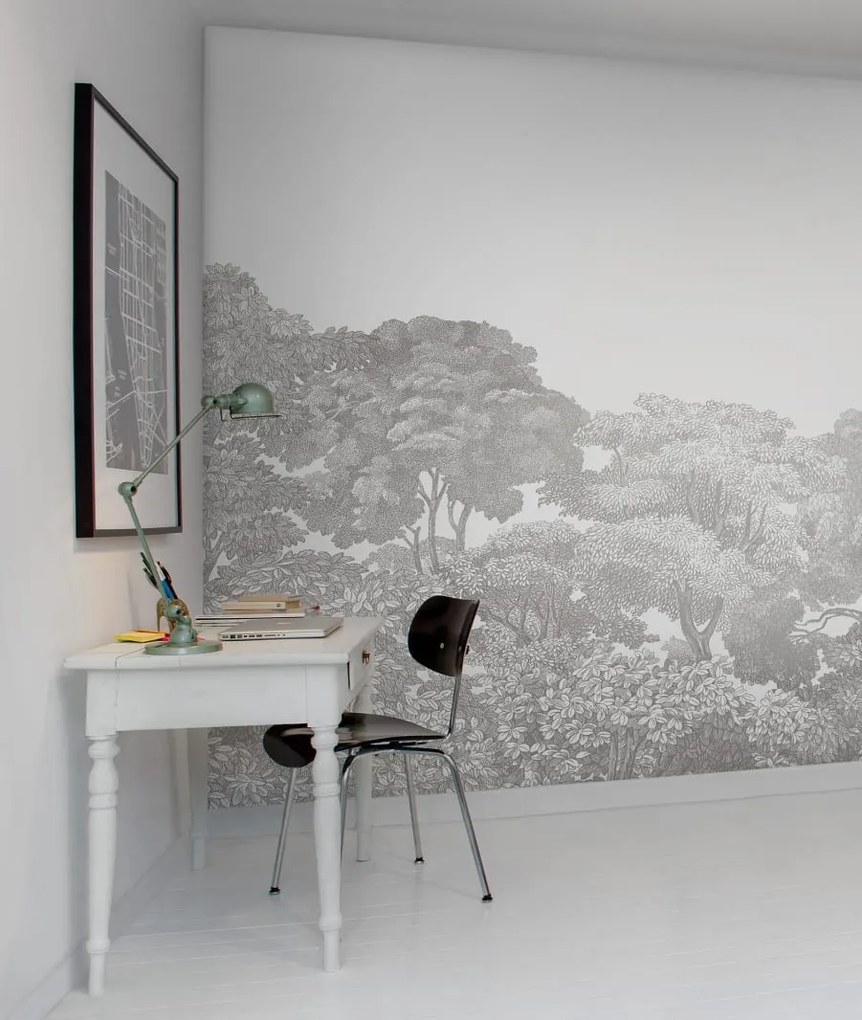 Tapet Bellewood, Grey Toile, Rebel Walls