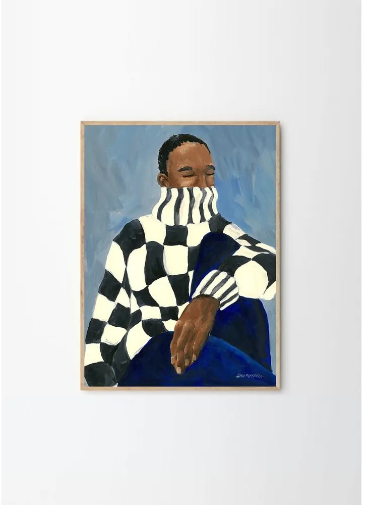 Poster 50x70 cm Check – Hanna Peterson – The Poster Club