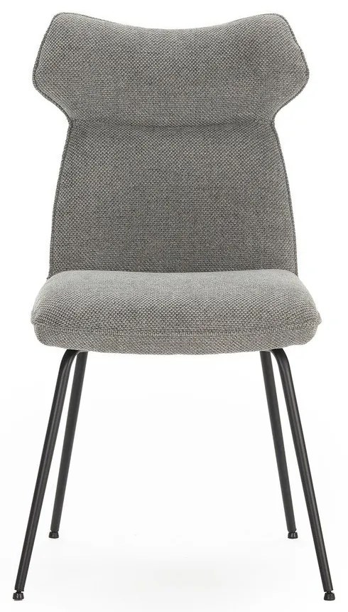 Scaune de dining gri 2 buc. Dara – Marckeric