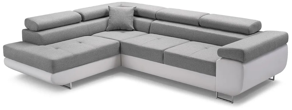 Supermobel Coltar extensibil ASTON, 273x70/85x203, sioux 1115/lux 32, colt pe dreapta