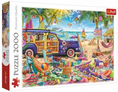 Teddies Puzzle Vacanță tropicală, 2000 piese, 96 x 68 cm