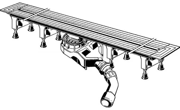 Corp rigola de dus, Viega Advantix Vario, 30-120cm, inaltime 7cm, 721671