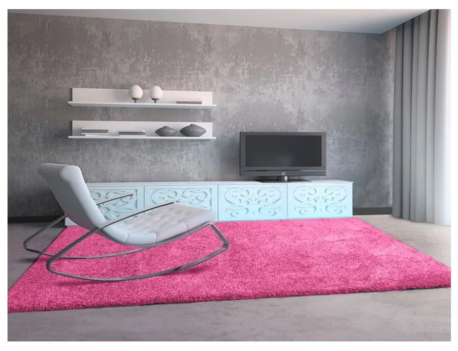Covor Universal Aqua Liso, 133 x 190 cm, roz