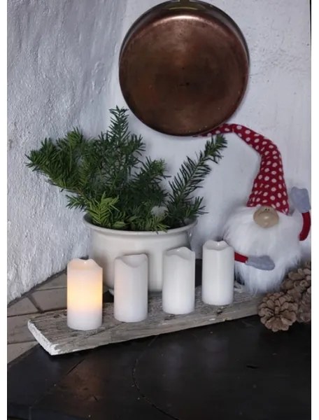 Eglo 410075 - Set de 4 decorațiuni LED de Crăciun ADVENT 1x LED/0,18 W/2x CR2032 + telecomandă