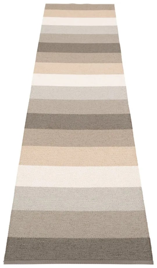 Covor tip traversă pentru interior și exterior gri/bej 70x300 cm Molly Clay – Pappelina