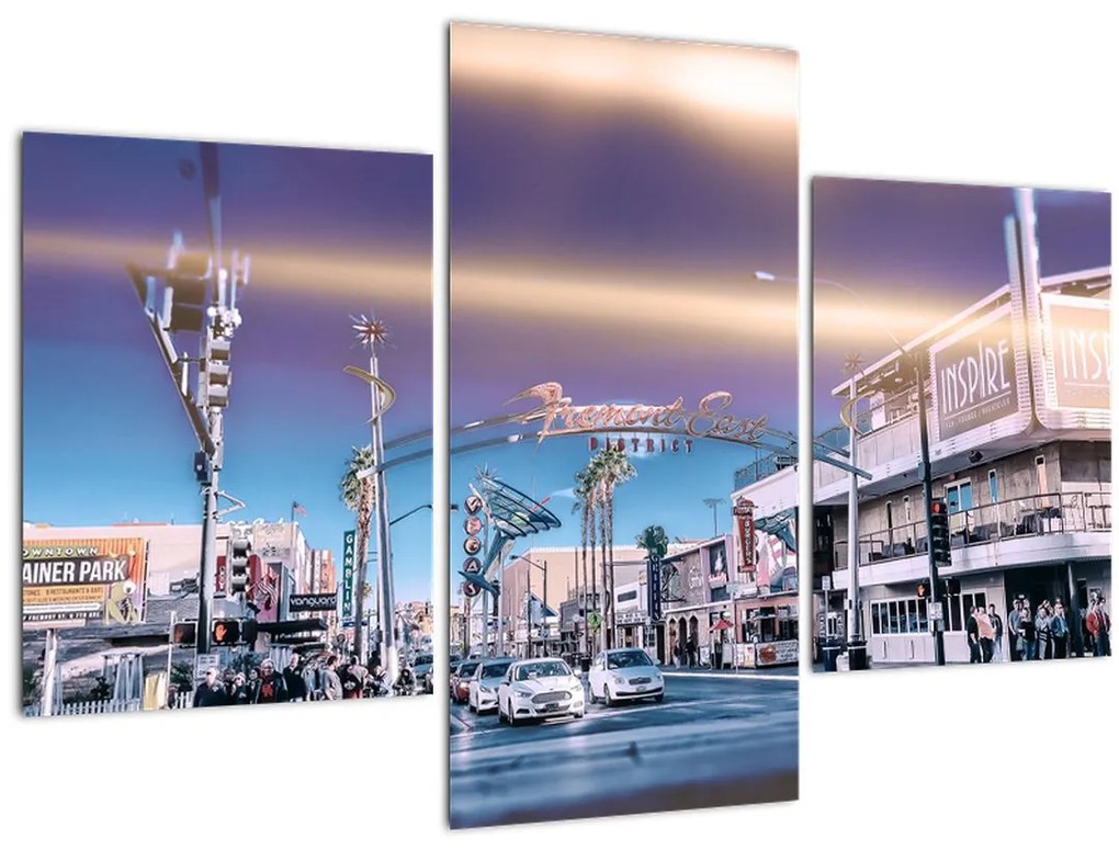 Tablou cu strada în Las Vegas (90x60 cm)