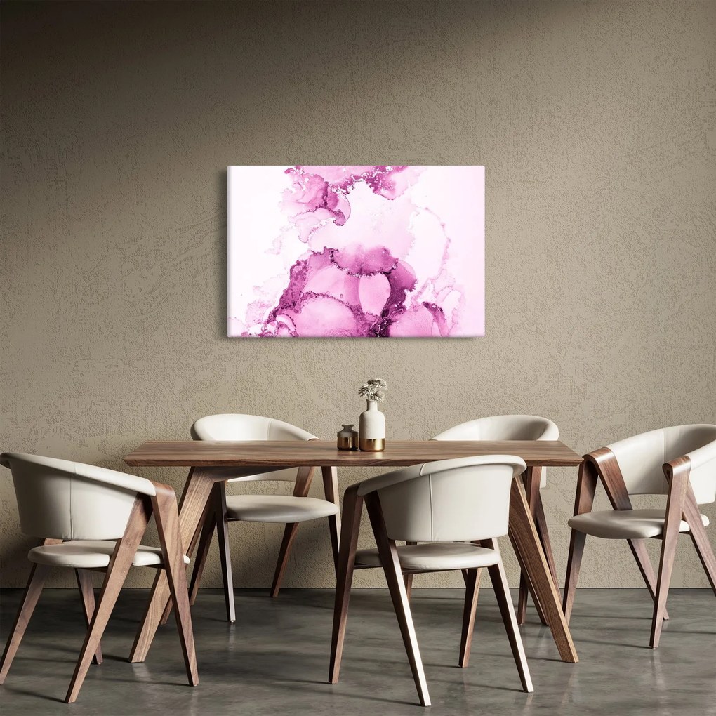 Tablou - Decor roz (90x60 cm)