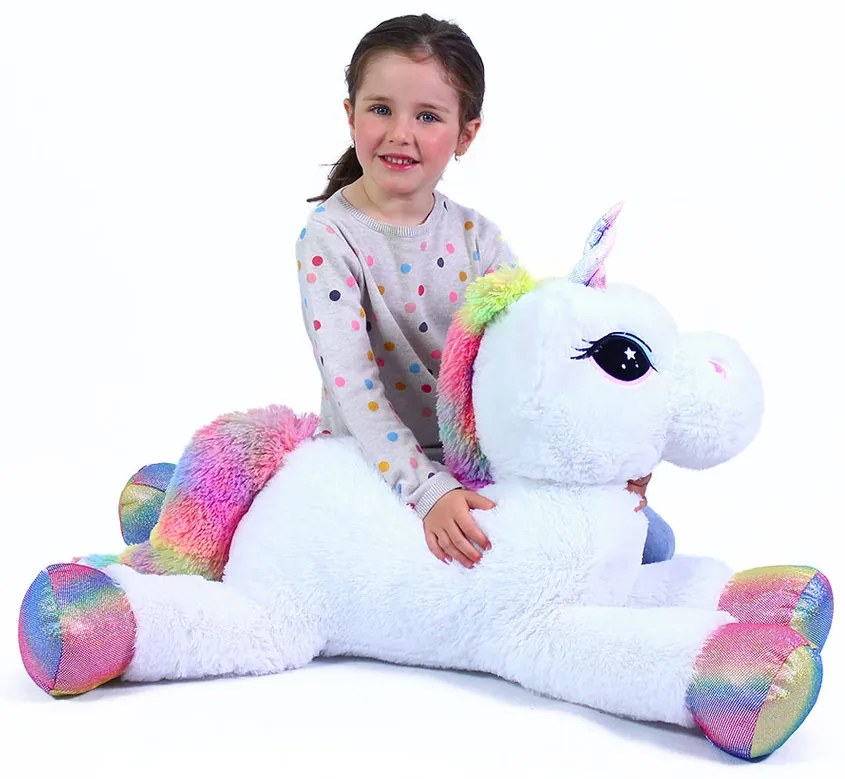 Rappa Unicorn de pluș Funkie, 85 cm