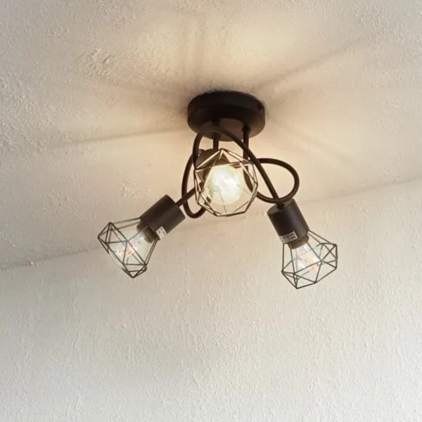 Brilagi - Lustră aplicată CAGE 3xE14/40W/230V