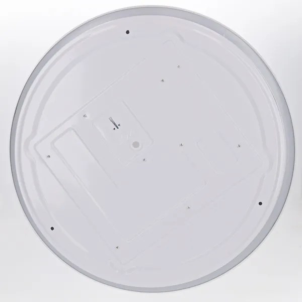Brilagi - Plafonieră LED dimabilă WALDO, 48 W, 230 V, Ø 40 cm, alb/argintiu, cu telecomandă