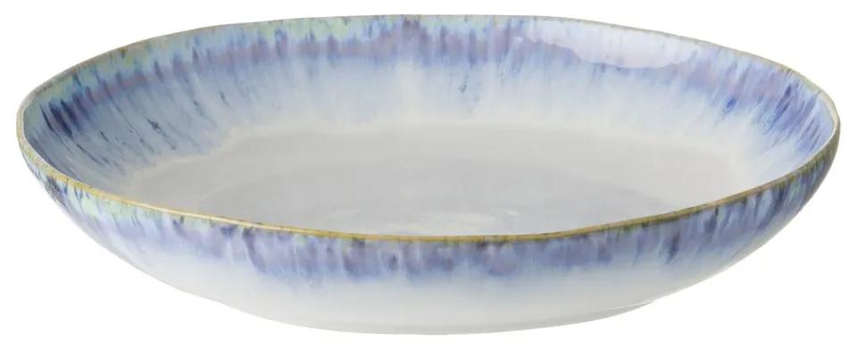 Fructieră din gresie ceramică Costa Nova Brisa, ⌀ 36 cm, albastru