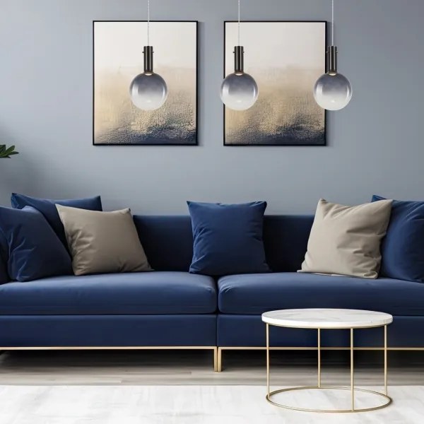 Lustră pe cablu TORONTO 1xGU10/8W/230V gri