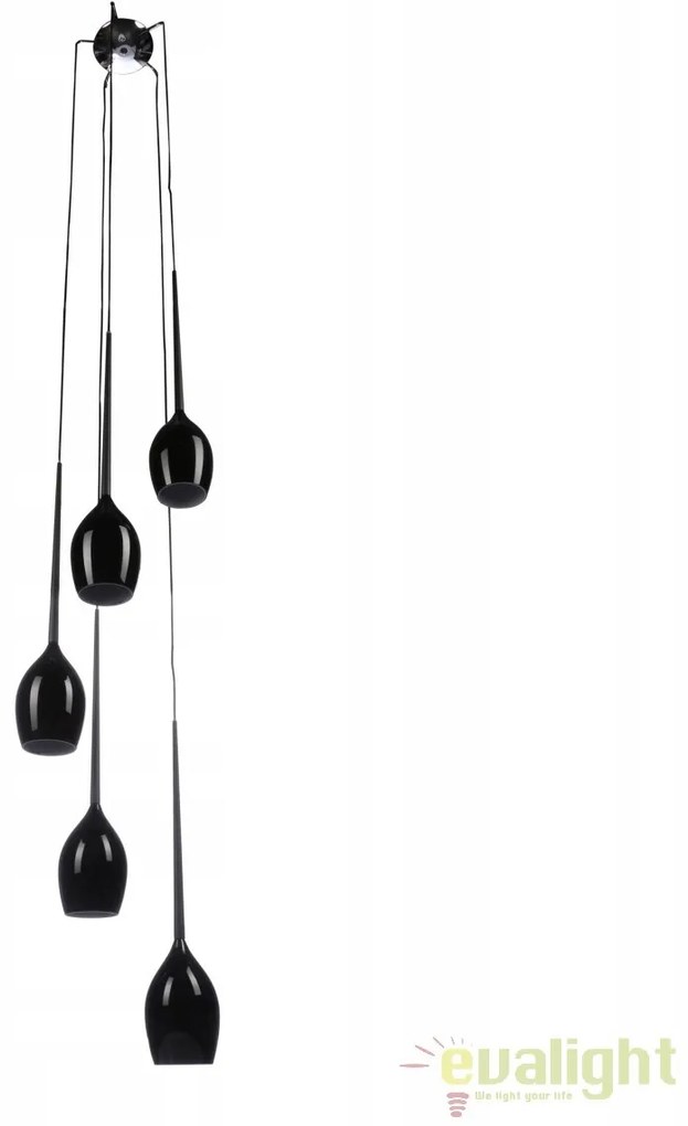 Lustra moderna Izza 5 Black