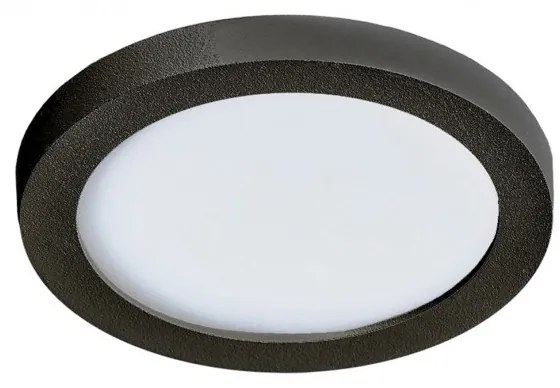 Spot LED pentru baie incastrat IP44 Slim 9 round 4000K negru