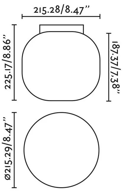 Plafoniera baie stil minimalist AMELIA alba