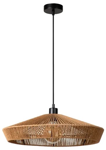 Lustră pe cablu Lucide 10413/50/72 YUNKAI 1xE27/60W/230V d. 50 cm maro