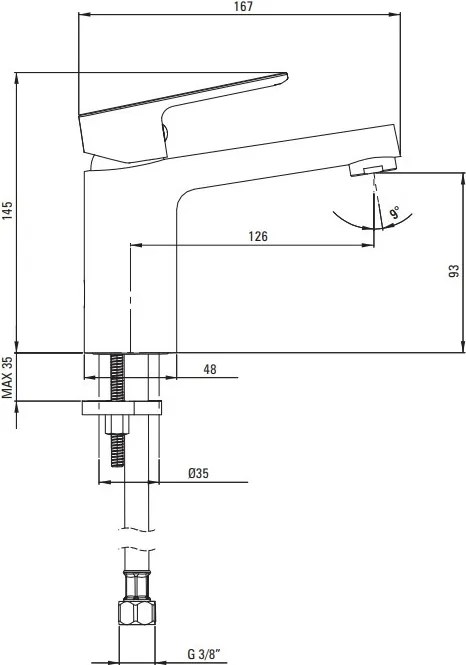 MARO Baterie lavoar BLO_N20M