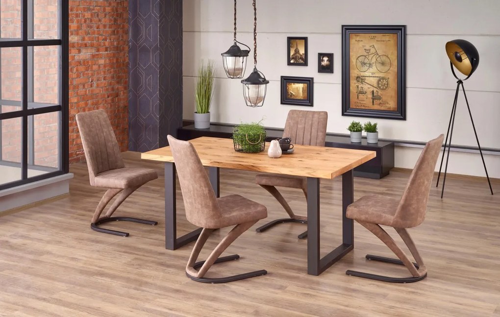 Masa extensibila Perez stejar - L160/250xl90xh76 cm