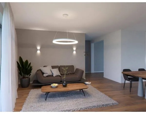 LED2 - Aplica LED exterior FLAT 2xLED/3W/230V IP65 albă