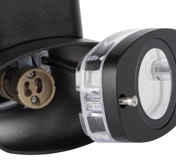 Aplică de exterior Kanlux 38886 ZEVI 2xGU10/10W/230V IP54 negru