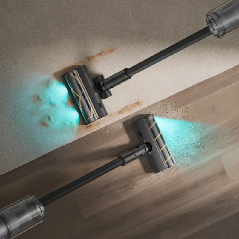 Aspirator vertical fara fir Dreame Z30 AquaCycle VZV77B, 855W, 310AW, 150000 rpm, 3 trepte, 0.32/0.4/0.6 l, 90 min, HEPA H14, LED, Motor fara perii, Negru