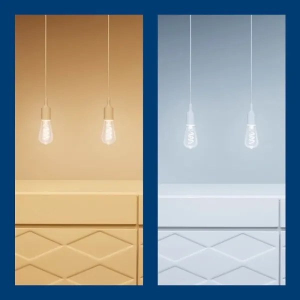 Bec LED RGBW dimabil ST64 E27/6,3W/230V 2200-6500K Wi-Fi WiZ