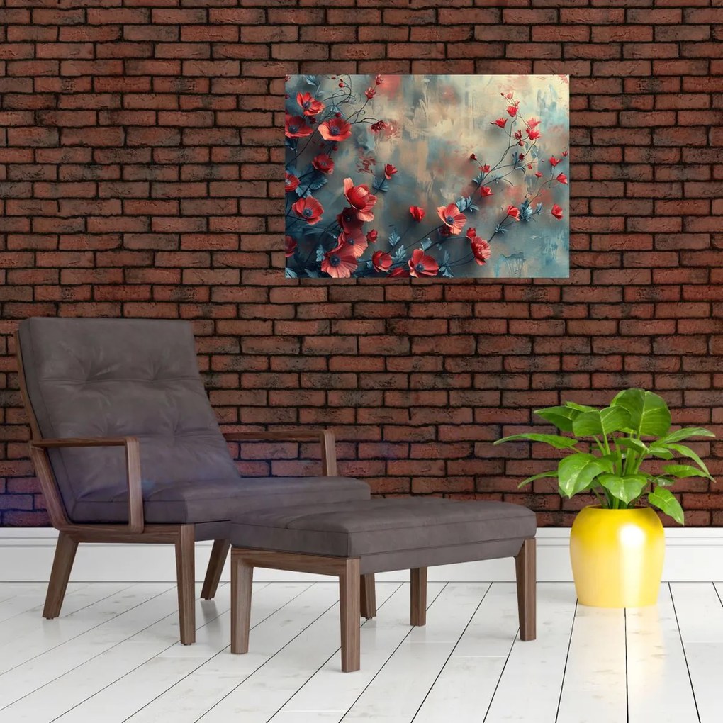 Tablou pe sticlă - Maculii lupului (70x50 cm)