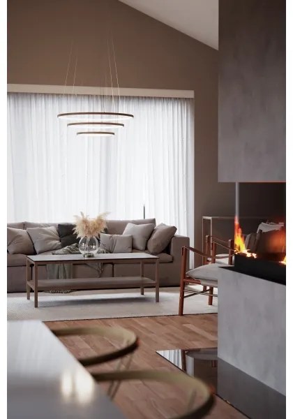 Lustră LED pe cablu ByRydens 4202250-5507 TRIONE LED/45W/230V