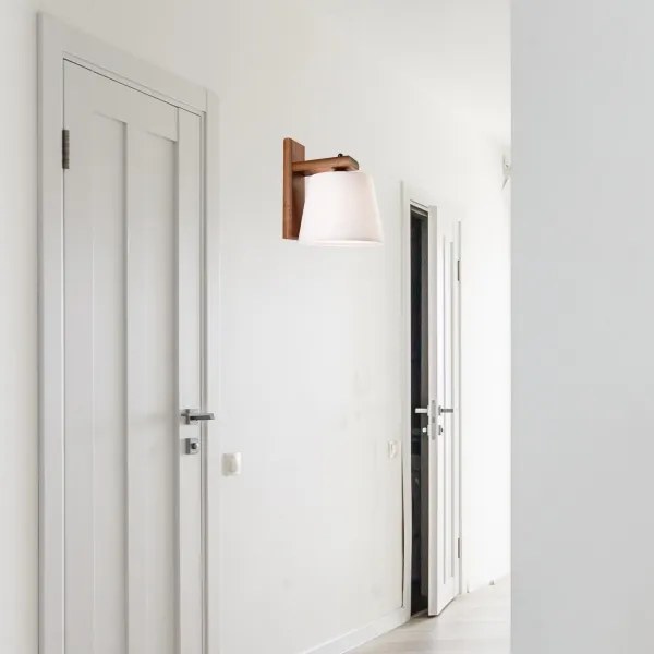 Aplică de perete AIDA 1xE27/60W/230V stejar