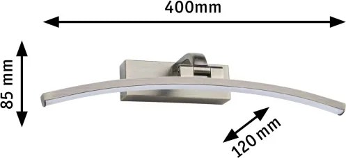 Paulmann 95560 - Lampă pentru tablouri BENTO, LED 8,5 W, 230 V, 40 cm, finisaj alamă