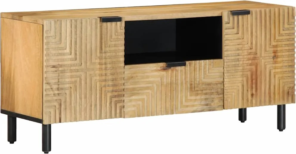 vidaXL Dulap TV maro 105x33x46 cm lemn masiv de mango