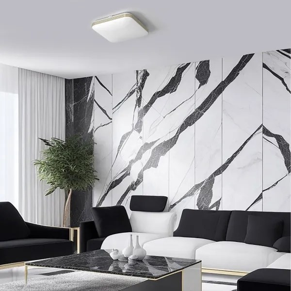 Plafonieră LED pentru baie DABAR LED/17W/230V 4000K 33x33 cm IP44