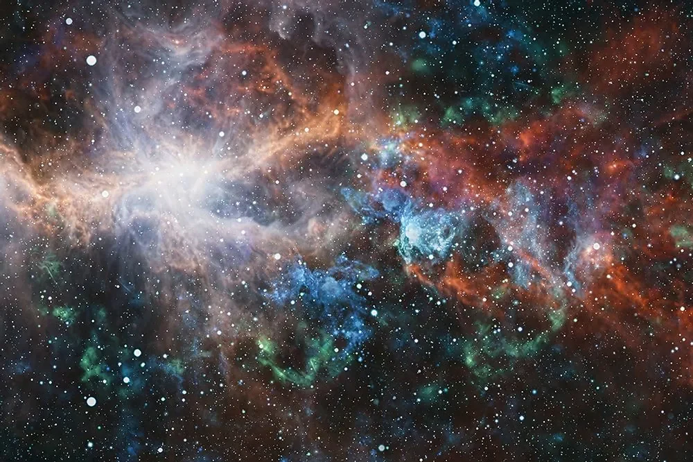 Tapet galaxie nesfârșită